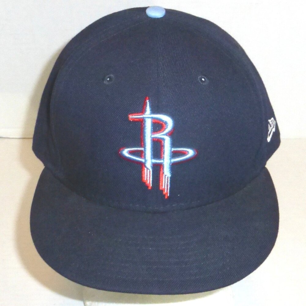 New Era 9Fifty Houston Rockets Snapback Adjustable Embroidered Hat Navy READ